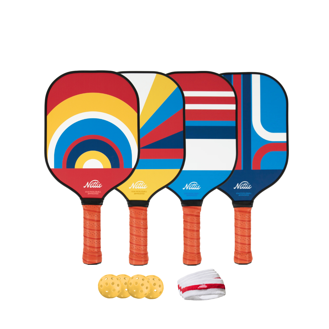 4-Pack Pickleball Set (Carbon Fiber)
