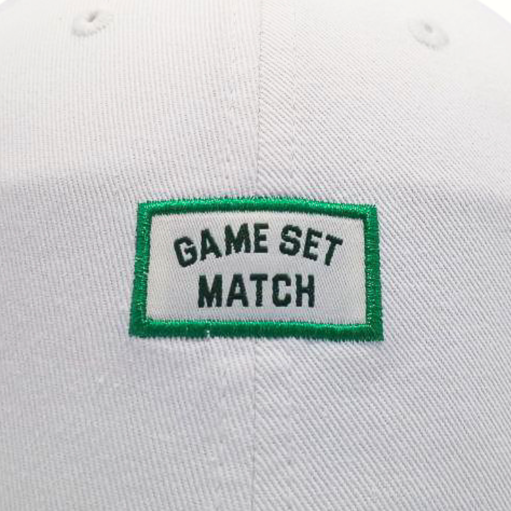 Canvas Baseball Hat - Game Set Match